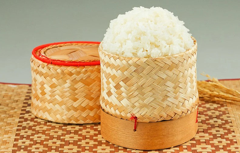 Sticky Rice Bamboo Basket - Small Size